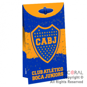 BOCA AZUL Y ORO BOLSA PAPEL CON CIERRE X 8